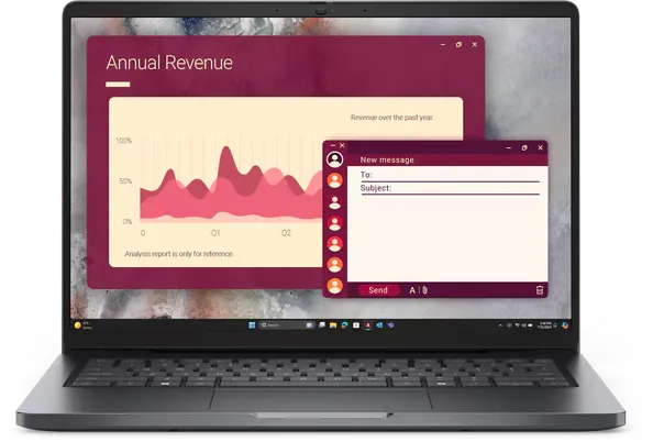 [6DWCJ] DELL PRO 14"FHD Core 5 120U 8GB 512GB SSD W11Pro G1A¤o Black