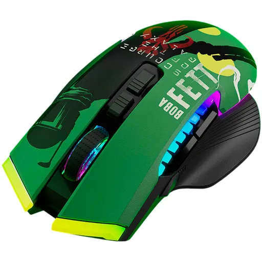[PMO-S205BF] PGLC  Mouse Inalambrico PMO-S205BF 3 Mode 10000dpi Boba Fett
