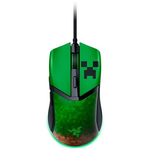 [RZ01-04650200-R3M1] Razer Cobra Customizable Mouse Gamer - Edicion Minecraft